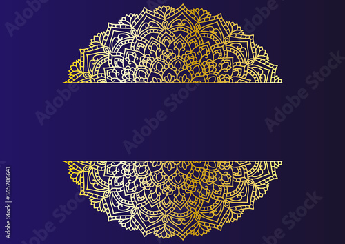 曼荼羅　アラベスク　金　フレーム　mandala golden 　arabesque frame