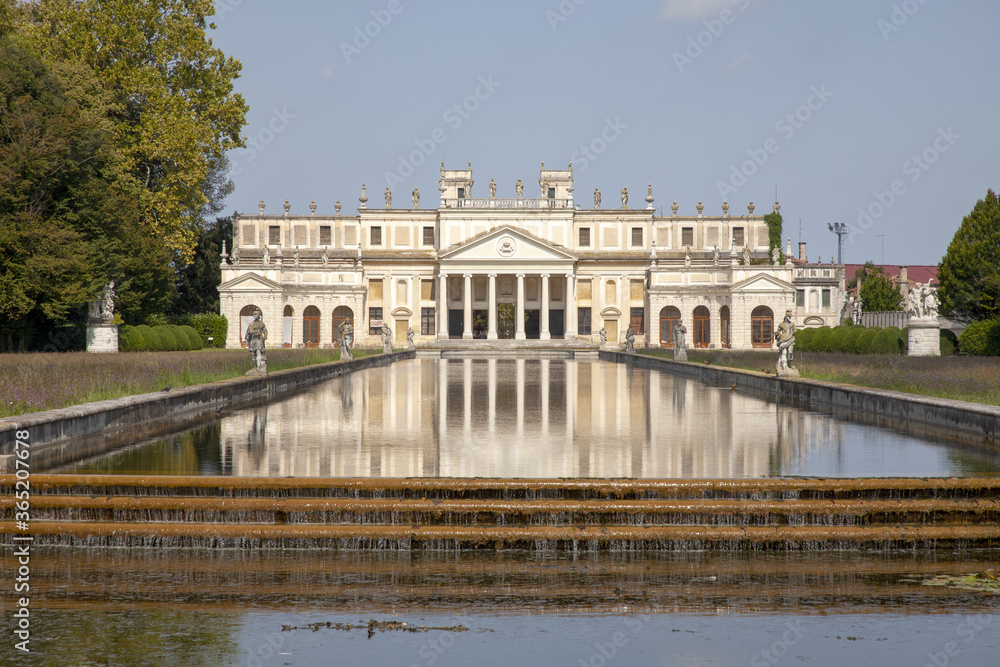 August 2019 - Italy - Venice - Stra - Villa Pisani, also called the National, is one of the most famous examples of Venetian villa on the Brenta Riviera