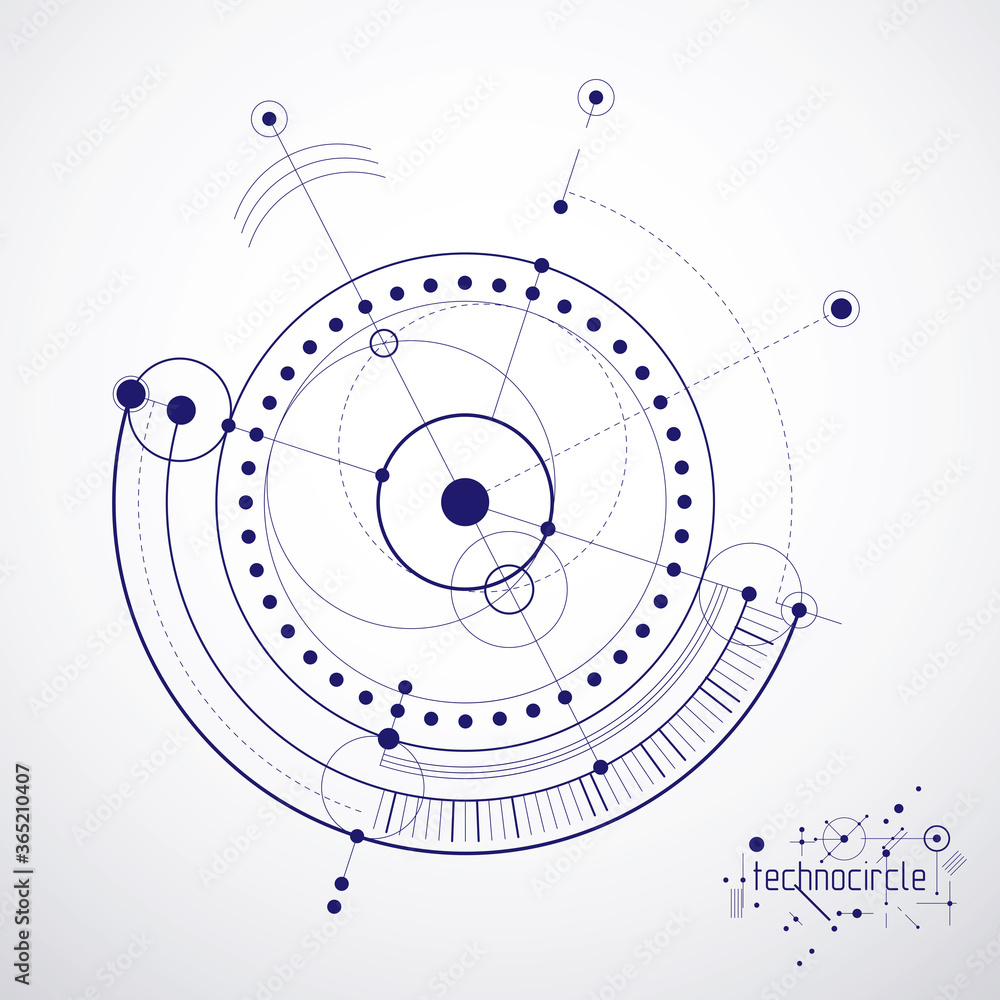 Vector industrial and engineering background, future technical plan. Abstract blueprint of mechanism, mechanical scheme. Vector industrial and engineering background, future technical plan. Abstract blueprint of mechanism, mechanical scheme.