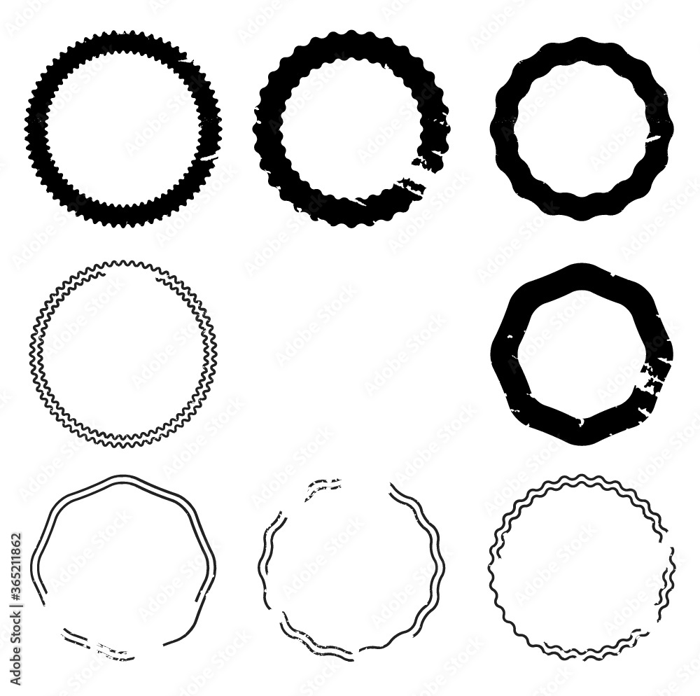 Grunge post Stamps Collection, Circles. Banners, Insignias , Logos