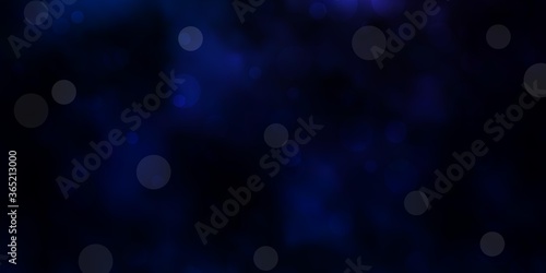 Dark Pink, Blue vector layout with circle shapes. Colorful illustration with gradient dots in nature style. Pattern for booklets, leaflets.