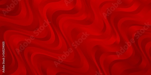 Light Red vector texture with circular arc. Bright illustration with gradient circular arcs. Pattern for business booklets  leaflets