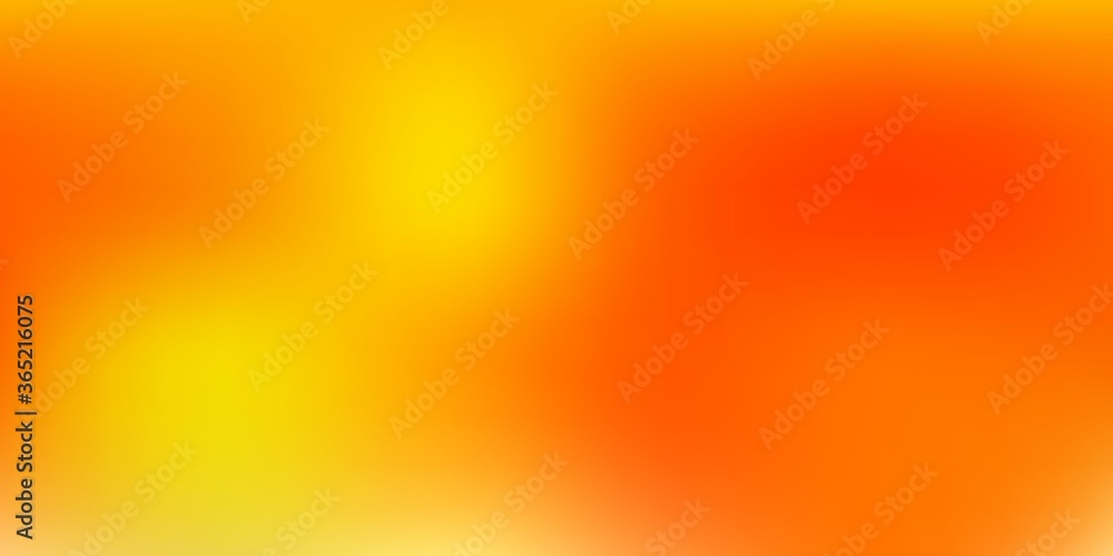 Light Pink, Yellow vector gradient blur drawing.