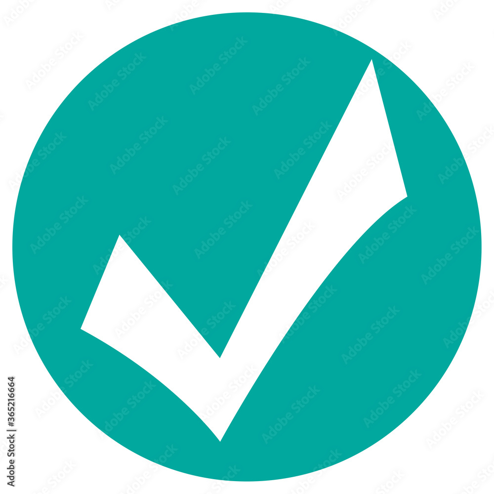 Check mark vector icon. Green tick icon isolated on white background. Flat check mark sign for web site, app, label, logo and design template. Vector illustration Check mark vector icon. Green tick icon isolated on white background. Flat check mark sign for web site, app, label, logo and design template. Vector illustration