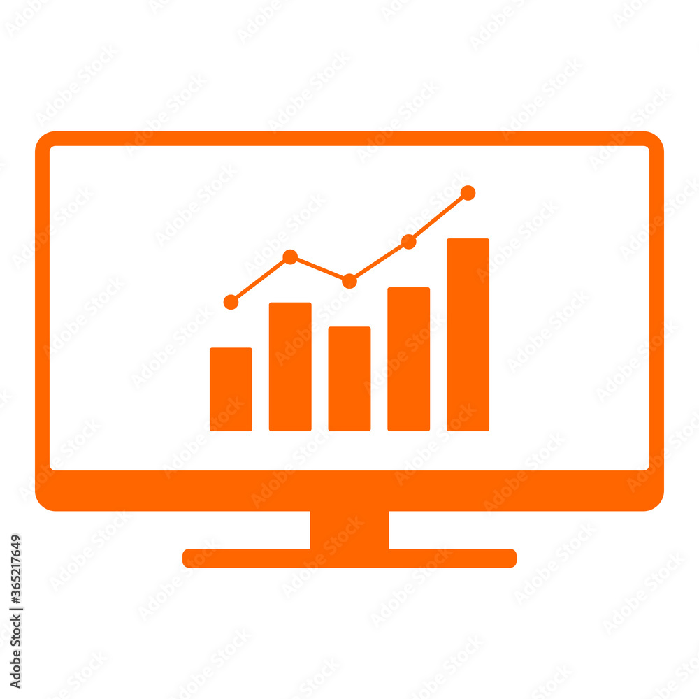 Diagramm und Monitor