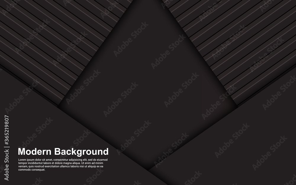 Fototapeta premium Illustration vector graphic of abstract background black and brown color modern design