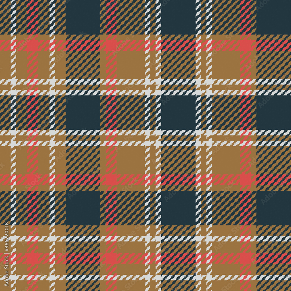 R1Tartan plaid pattern background. Plaid pattern in dark green, brown, red and white color. For modern fabric design R1Tartan plaid pattern background. Plaid pattern in dark green, brown, red and white color. For modern fabric design