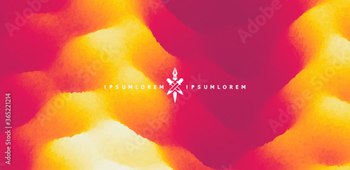 Abstract background with dynamic effect. Creative design with vibrant gradients. 3D vector Illustration.