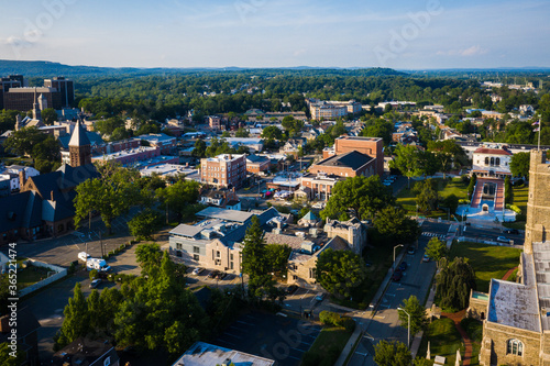 Aerial Drone of Morristown New Jersey 