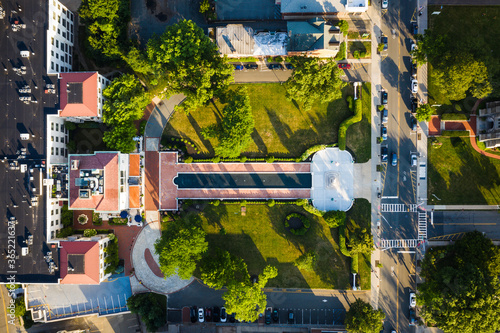 Aerial Drone of Morristown New Jersey  photo