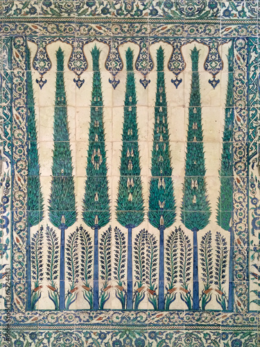 Topkapi Palace Tiles, Istanbul, Turkey