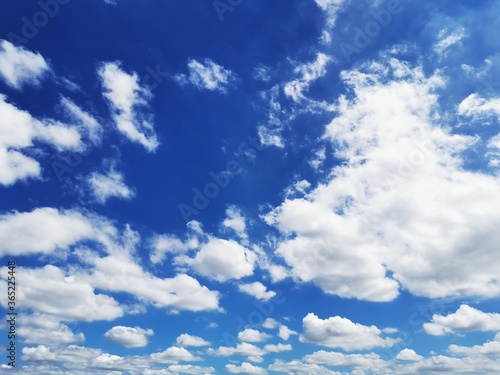 blue sky with a cloud