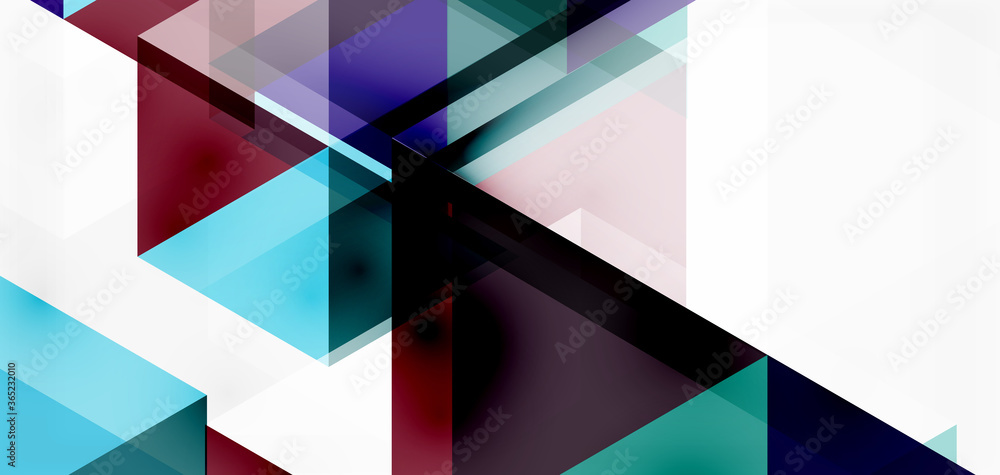 Geometric abstract background, mosaic triangle and hexagon shapes. Trendy abstract layout template for business or technology presentation, internet poster or web brochure cover, wallpaper Geometric abstract background, mosaic triangle and hexagon shapes. Trendy abstract layout template for business or technology presentation, internet poster or web brochure cover, wallpaper