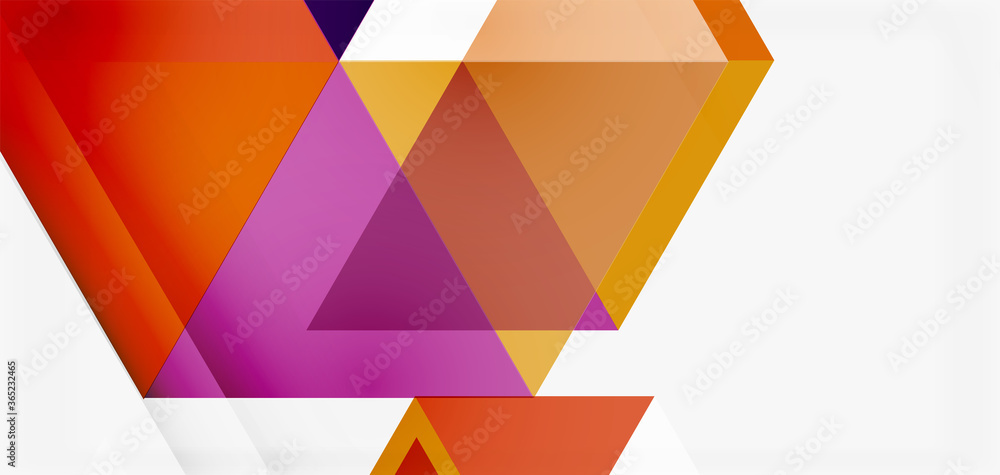 Geometric abstract background, mosaic triangle and hexagon shapes. Trendy abstract layout template for business or technology presentation, internet poster or web brochure cover, wallpaper Geometric abstract background, mosaic triangle and hexagon shapes. Trendy abstract layout template for business or technology presentation, internet poster or web brochure cover, wallpaper