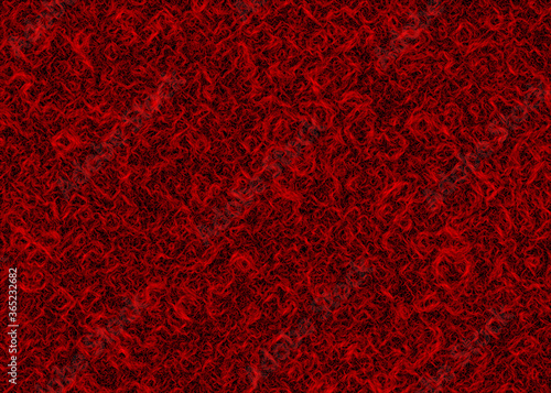 Red abstract wavy background. Textured backdrop