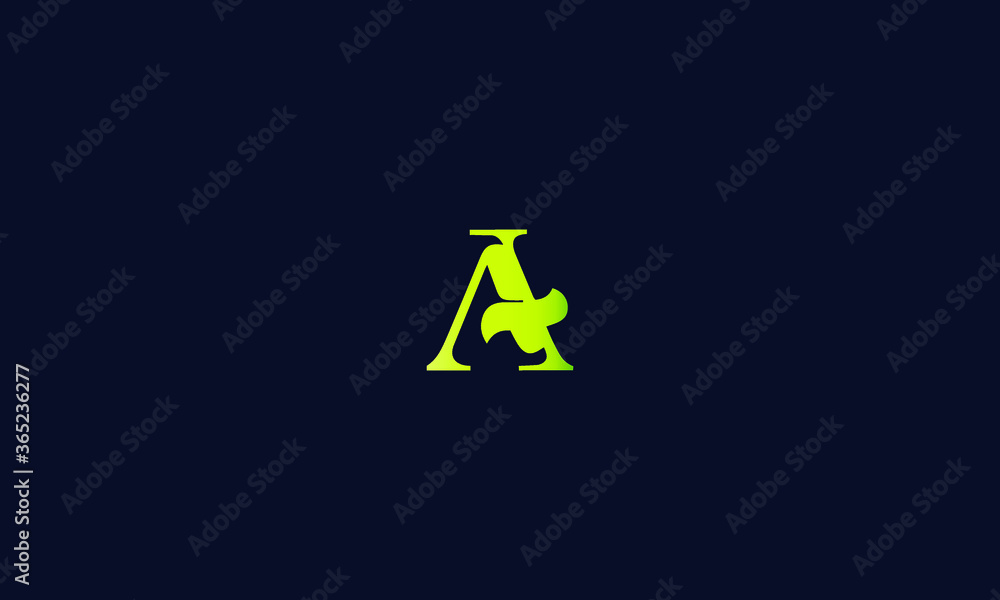Abstract, minimal, simple and alphabet letter icon A logo Abstract, minimal, simple and alphabet letter icon A logo