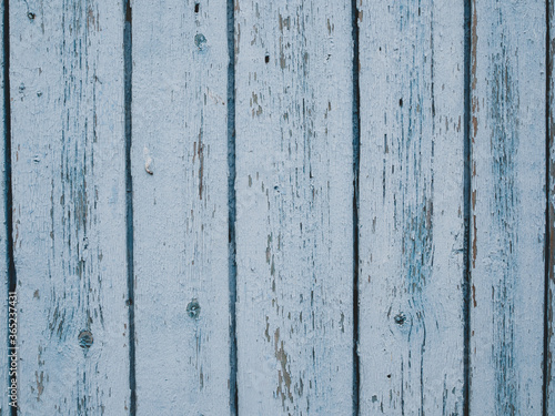 Old light blue weathered wood planks. Abstract background