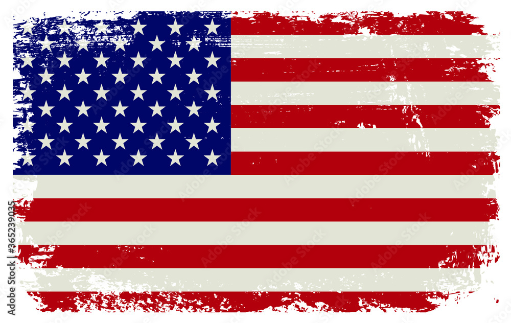 Grunge American flag . Grunge American flag .