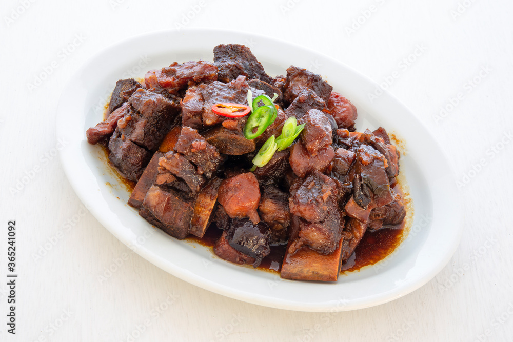 Braised Short Ribs - Korean Food Galbi jjim Braised Short Ribs - Korean Food Galbi jjim