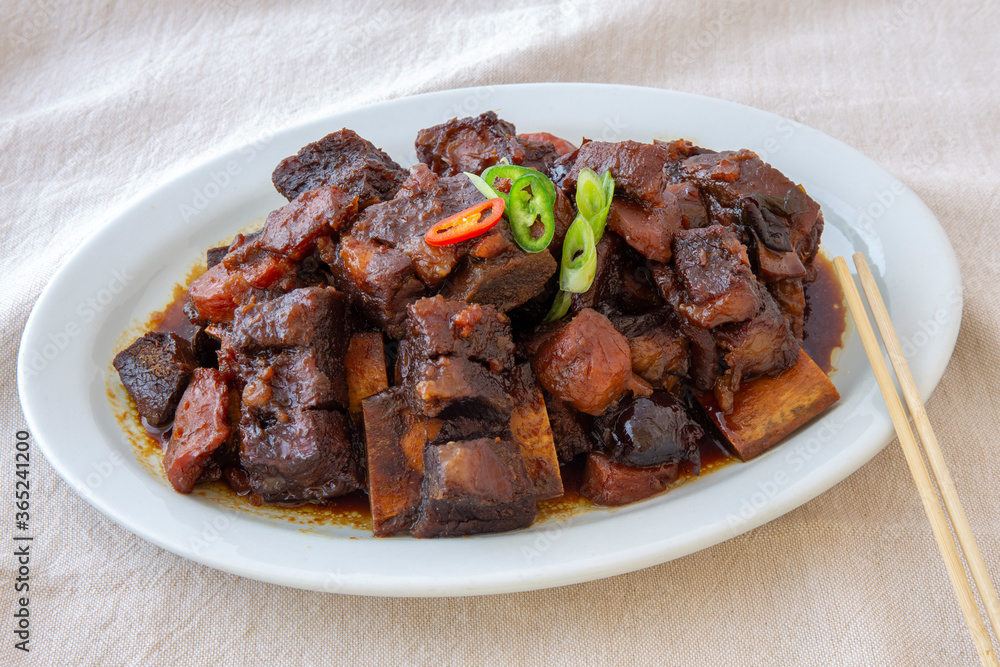 Braised Short Ribs - Korean Food Galbi jjim Braised Short Ribs - Korean Food Galbi jjim