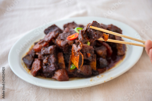 Braised Short Ribs - Korean Food Galbi jjim photo