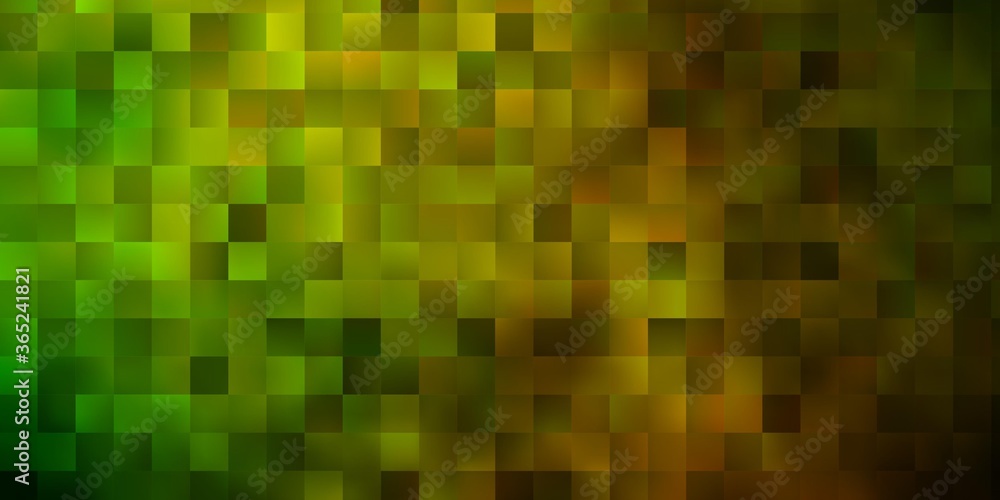 Dark Green, Yellow vector background in polygonal style. Dark Green, Yellow vector background in polygonal style.