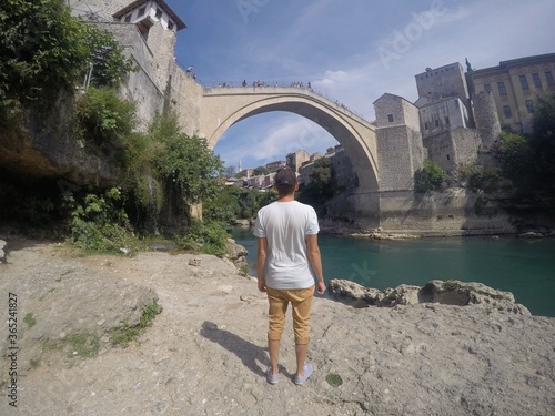 Bosnia and Herzegovina, Balkans, Europe. City mostar and surronding photo