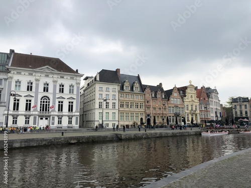 Belgium, beautiful european architecture. Old medieval Brugge