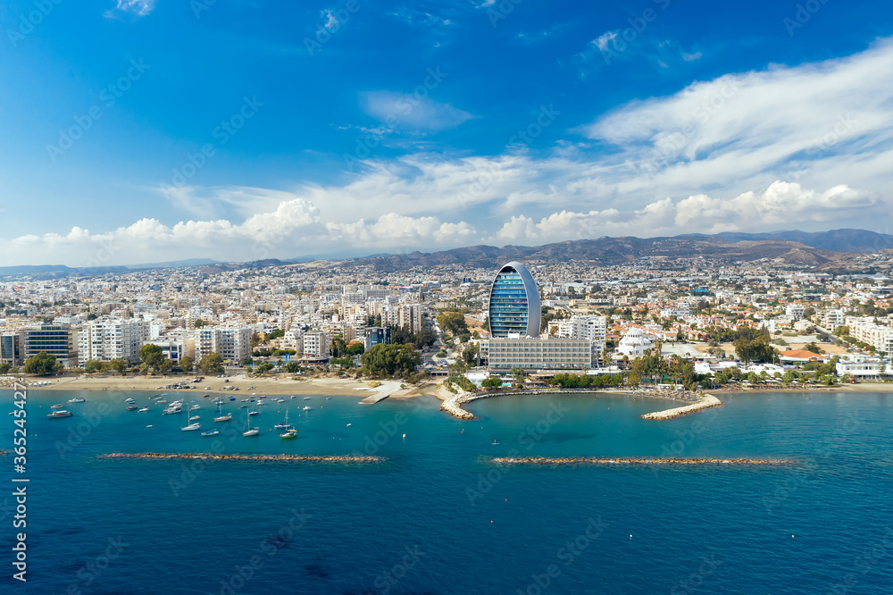 View over the skyline of Limassol. Cyprus