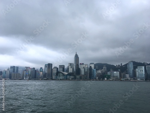 Hong Kong outstanding cityscape. Landscape with beautiful architecture