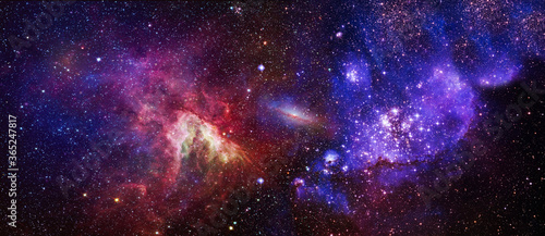 Galaxy and light. Planets, stars and galaxies in outer space showing the beauty of space exploration. The elements of this image furnished by NASA.