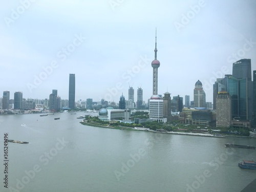 China. Asian country. Shanghai Metropolis city. Modern architecture, street photography