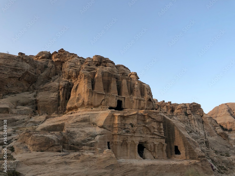 Jordan, Petra, Nabatean ancient city. UNESCO World heritage.