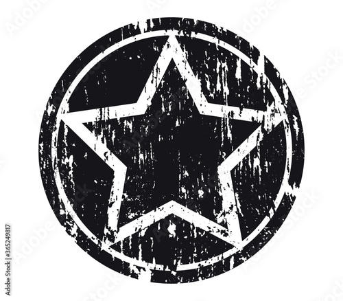Grunge distressed star background