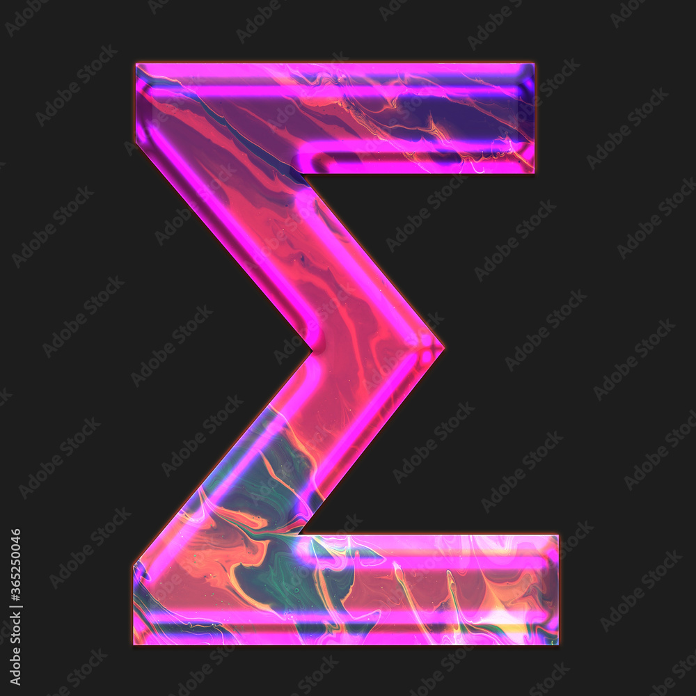 Capital Sigma, Greek alphabet pearl metallic texture Capital Sigma, Greek alphabet pearl metallic texture