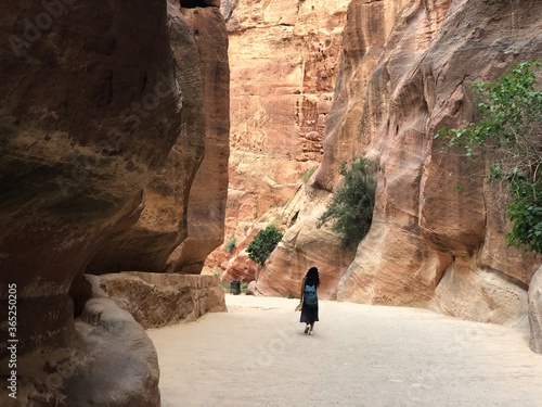 Jordan, Petra, Nabatean ancient city. UNESCO World heritage.