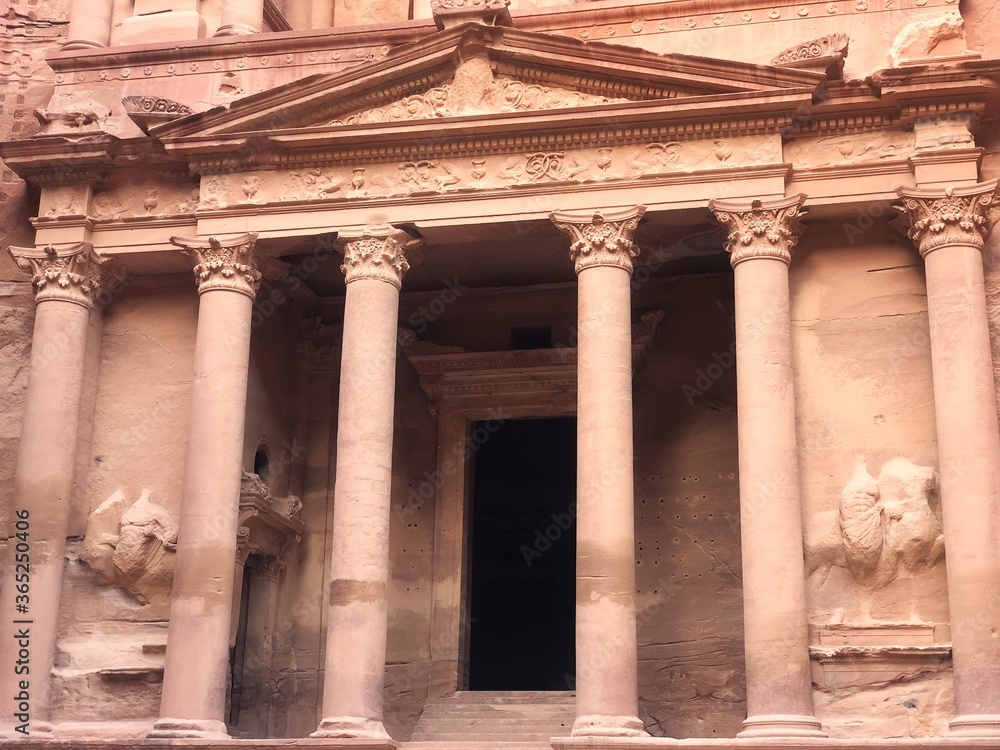 Jordan, Petra, Nabatean ancient city. UNESCO World heritage.