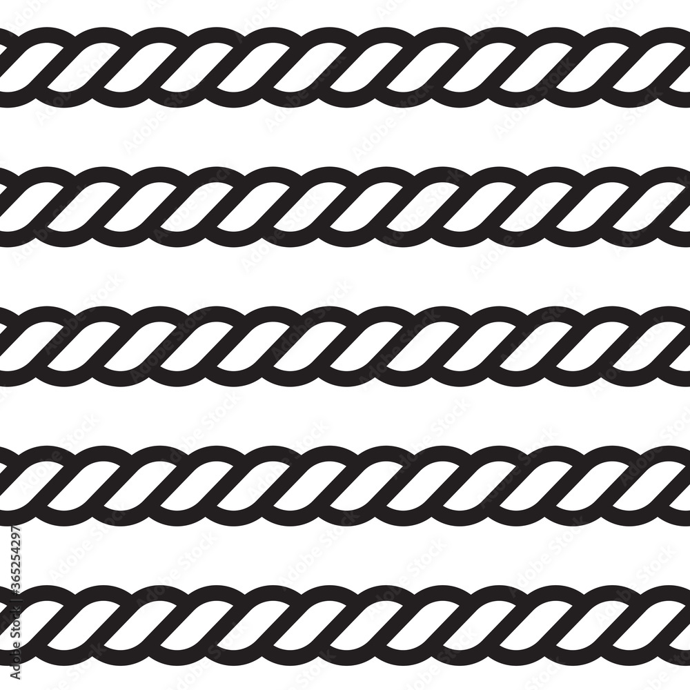 black rope pattern- vector illustration black rope pattern- vector illustration
