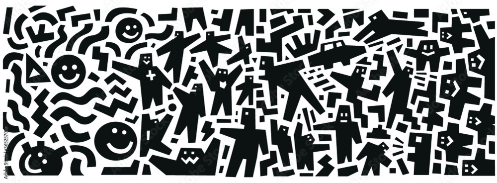 people abstract illustration people abstract illustration