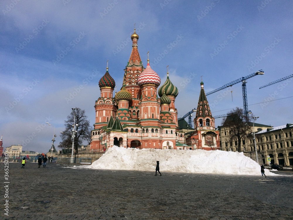 Russia, Russian Federation. Capital city Moscow, downtown