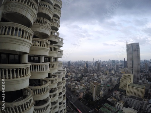 Photography Thailand, capital city Bangkok. Lebua State tower hotel