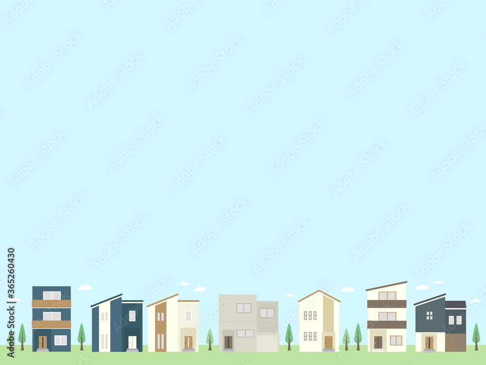 都会のオシャレな一軒家 家 一戸建て フレーム Stock Vector Adobe Stock 都会のオシャレな一軒家 家 一戸建て フレーム Stock Vector Adobe Stock
