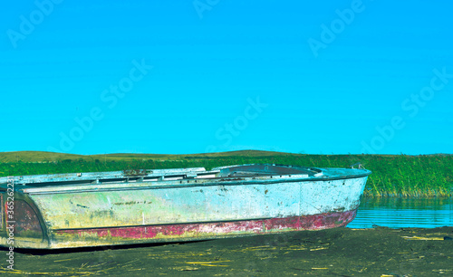old fishing boat