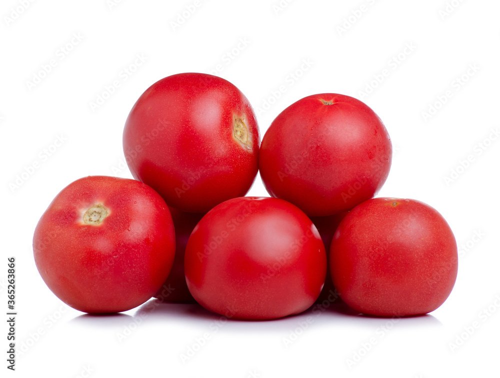 Fresh pink tomatoes