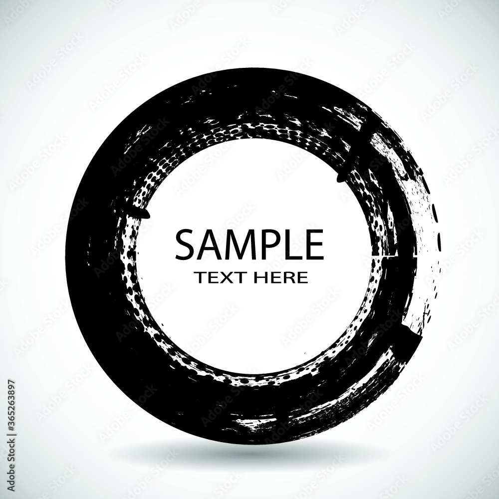 Fototapeta Grunge post Stamps Collection, Circles. Banners, Insignias , Logos, Icons, Labels and Badges Set . vector distress textures.blank shapes.