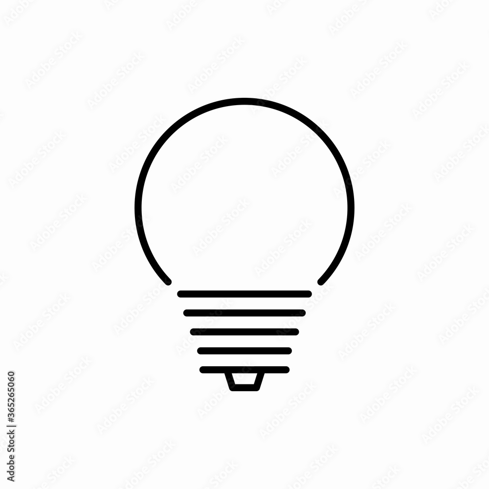 Outline lamp icon.Lamp vector illustration. Symbol for web and mobile Outline lamp icon.Lamp vector illustration. Symbol for web and mobile