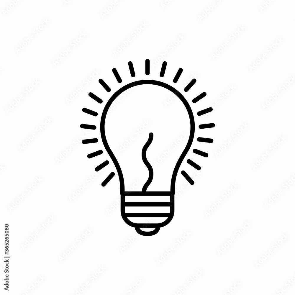 Outline lamp icon.Lamp vector illustration. Symbol for web and mobile Outline lamp icon.Lamp vector illustration. Symbol for web and mobile