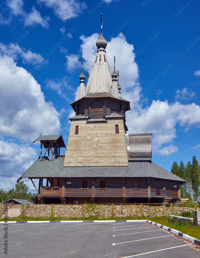 Wooden church of St. Nicholas in Povenets