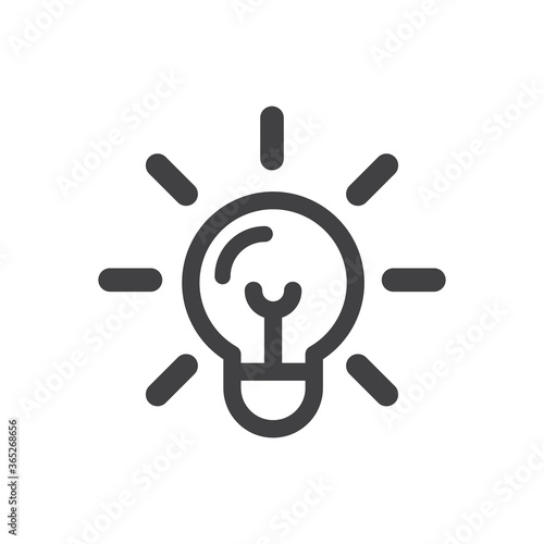 Light Bulb icon vector EPS 10