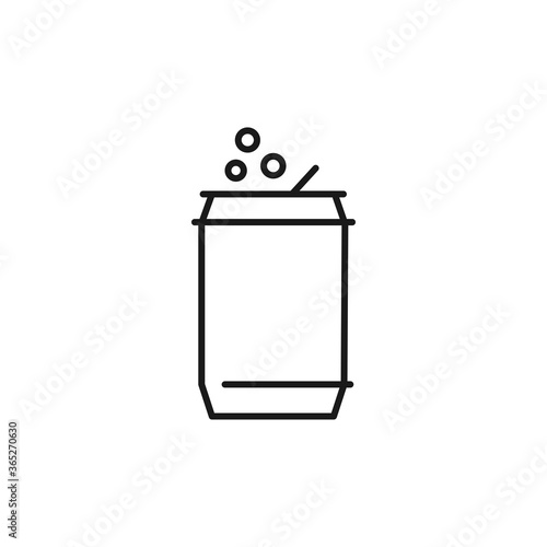 Can icon. Soda symbol modern, simple, vector, icon for website design, mobile app, ui. Vector Illustration